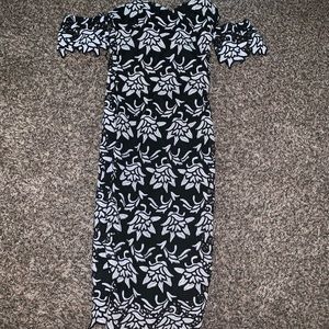 Gianna bini black an white dress